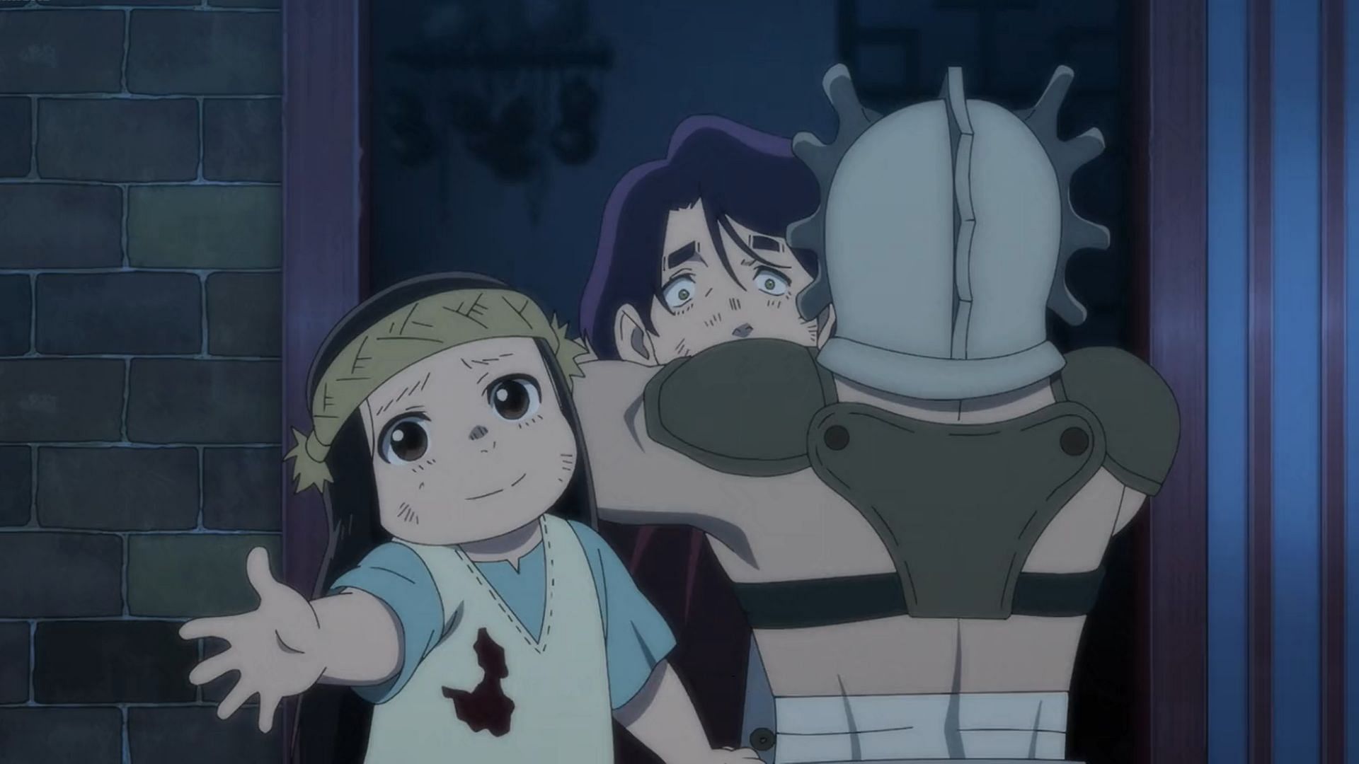 Fushi, March, and Gugu as seen in To Your Eternity season 2 episode 19