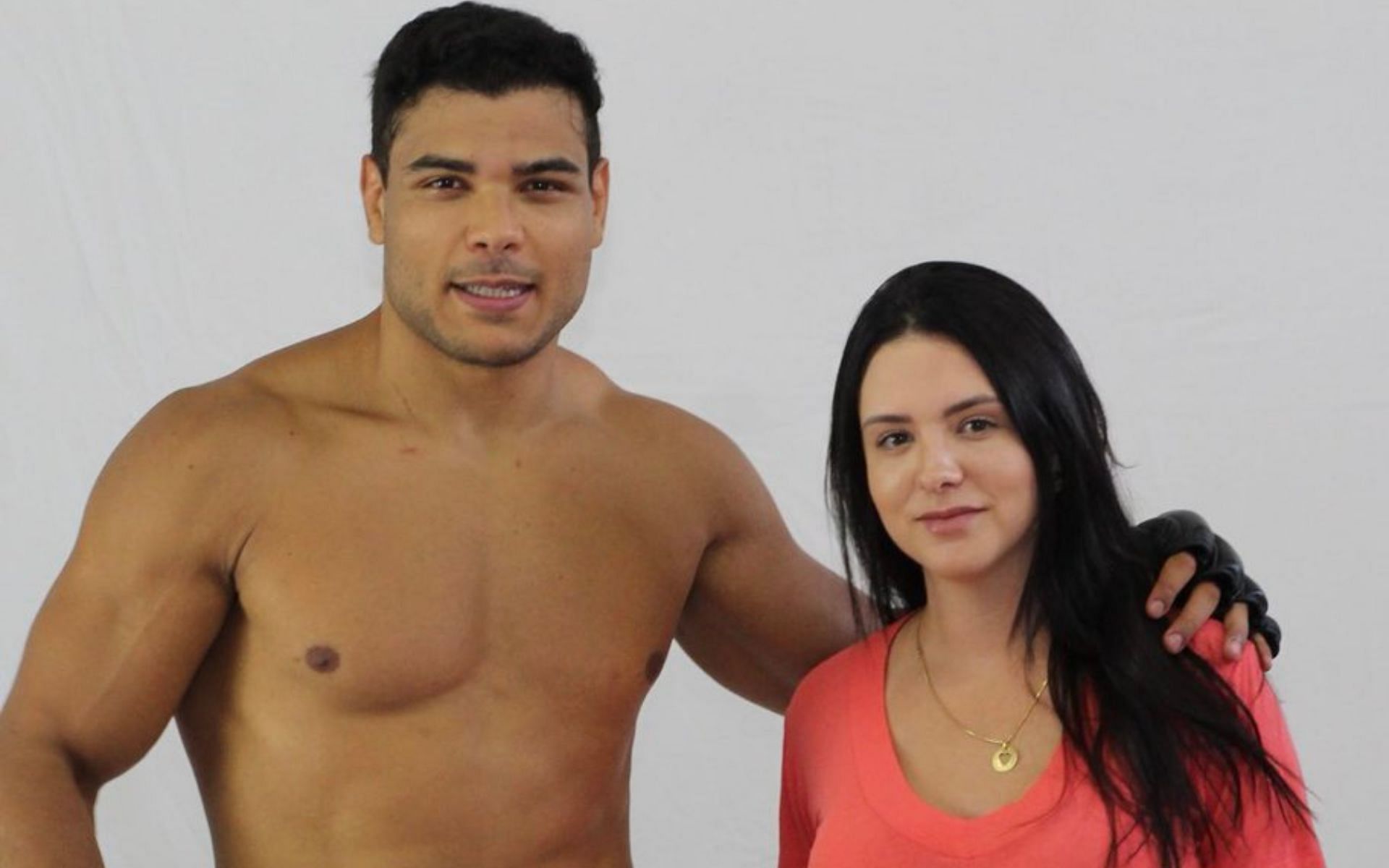 Paulo Costa with his Girlfriend/Manager Tamara Alves