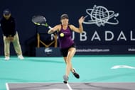 Danielle Collins at the 2023 Abu Dhabi Open.