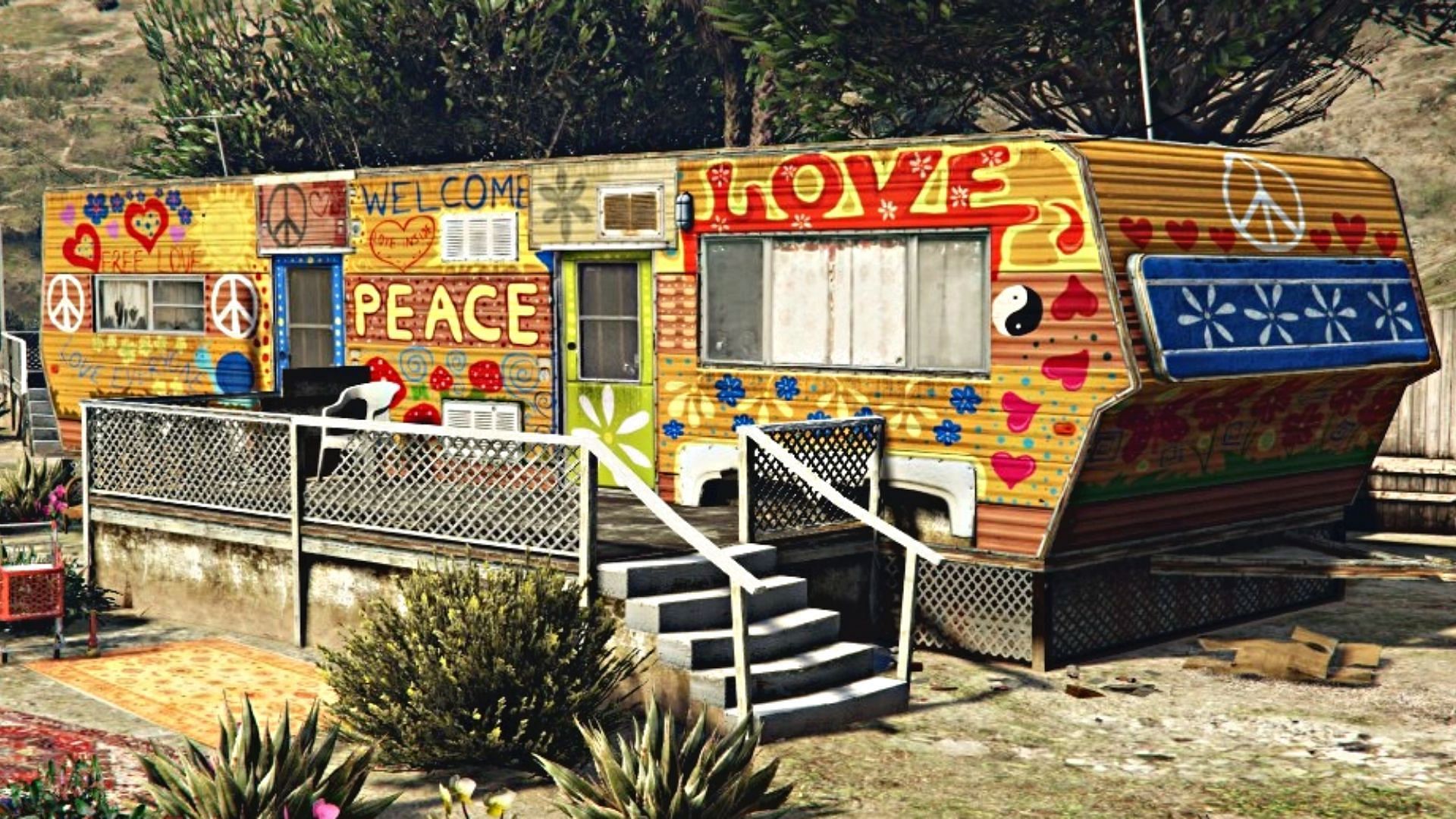 A trailer in the Trailer Park (Image via GTA Wiki)