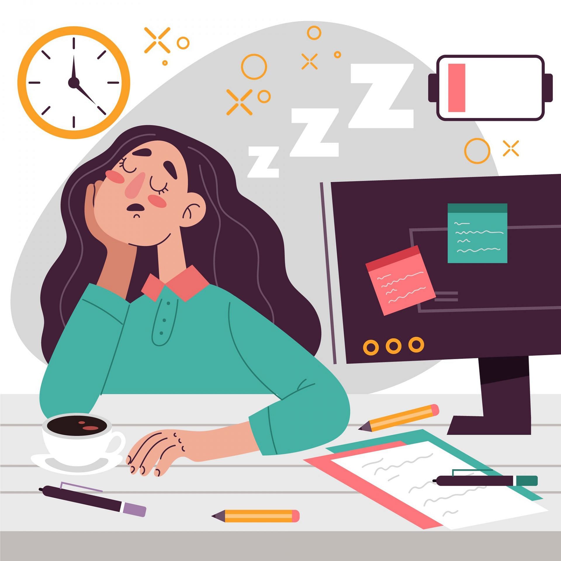 Shift work sleep disorder can influence day-to-day life. (Image via Freepik/Freepik)