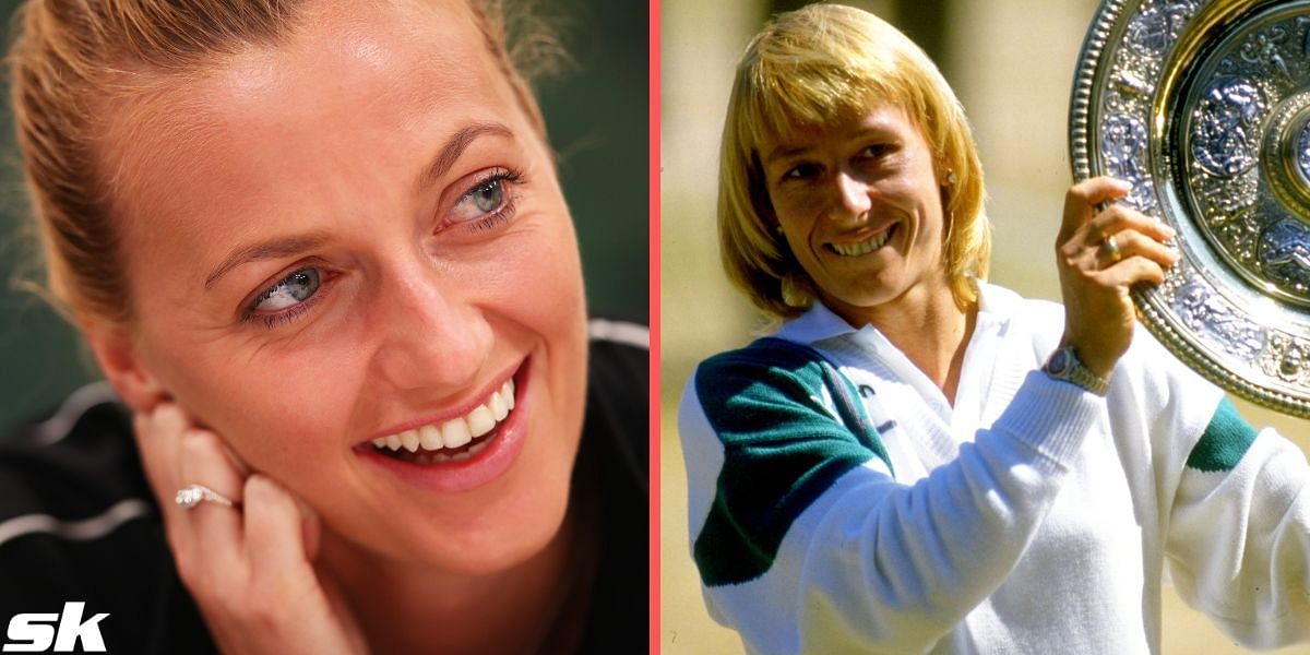 Petra Kvitova and Martina Navratilova