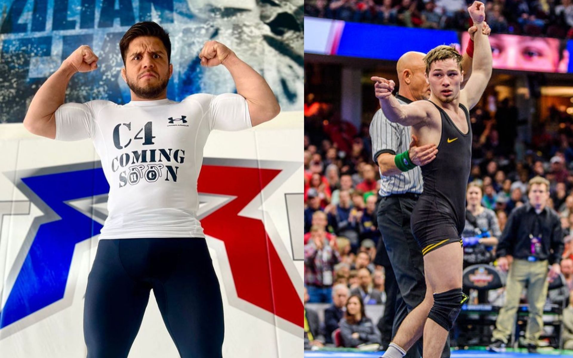 Henry Cejudo (Left) and Spencer Lee (Right) [Images via: @henry_cejudo and @spencerlee365 on Instagram]
