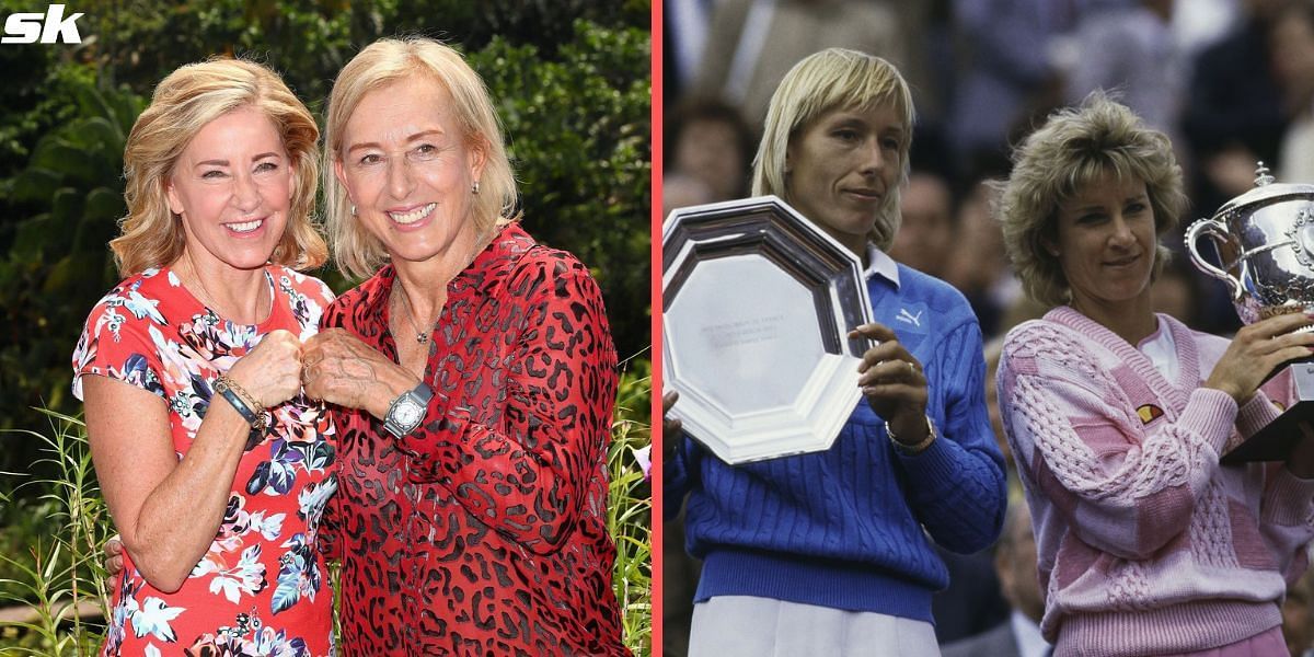 Martina Navratilova and Chris Evert had one of the greatest rivalries in tennis history.