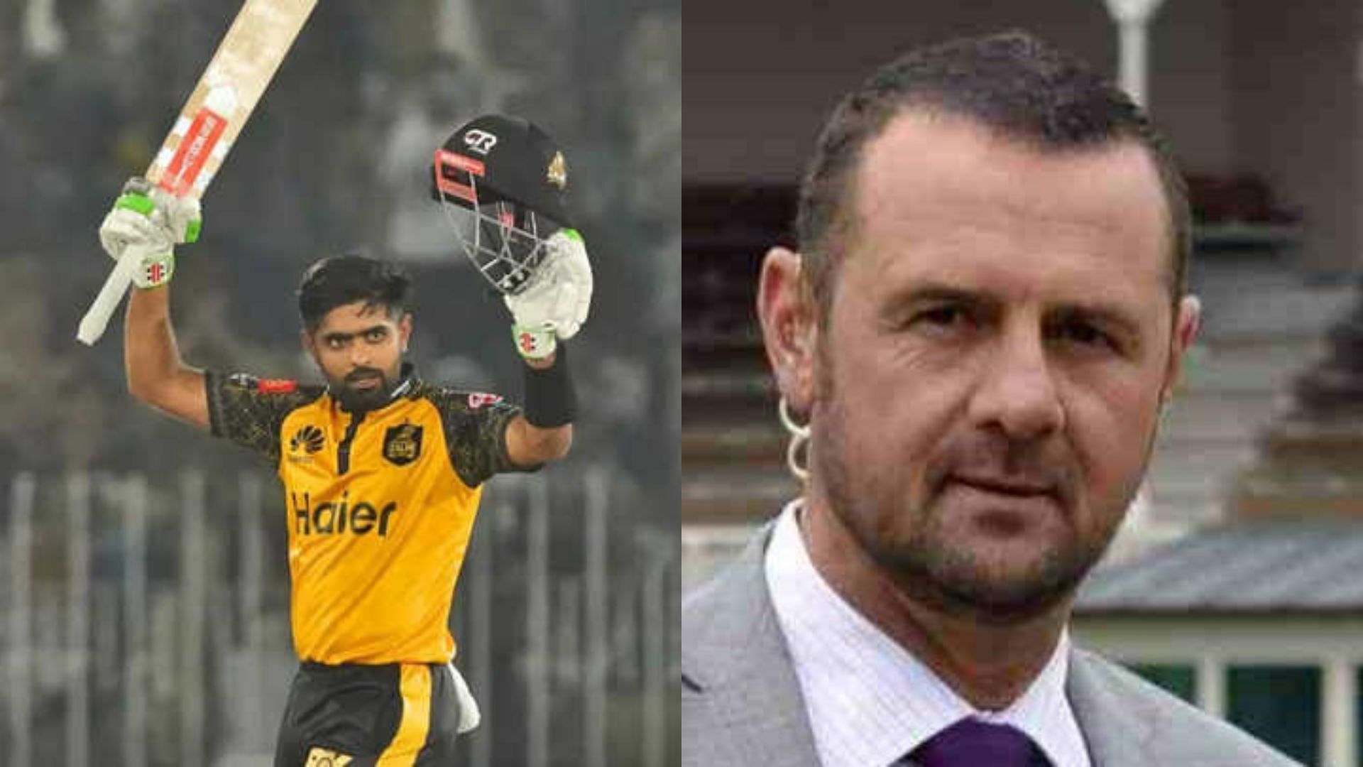 Babar Azam and Simon Doull 