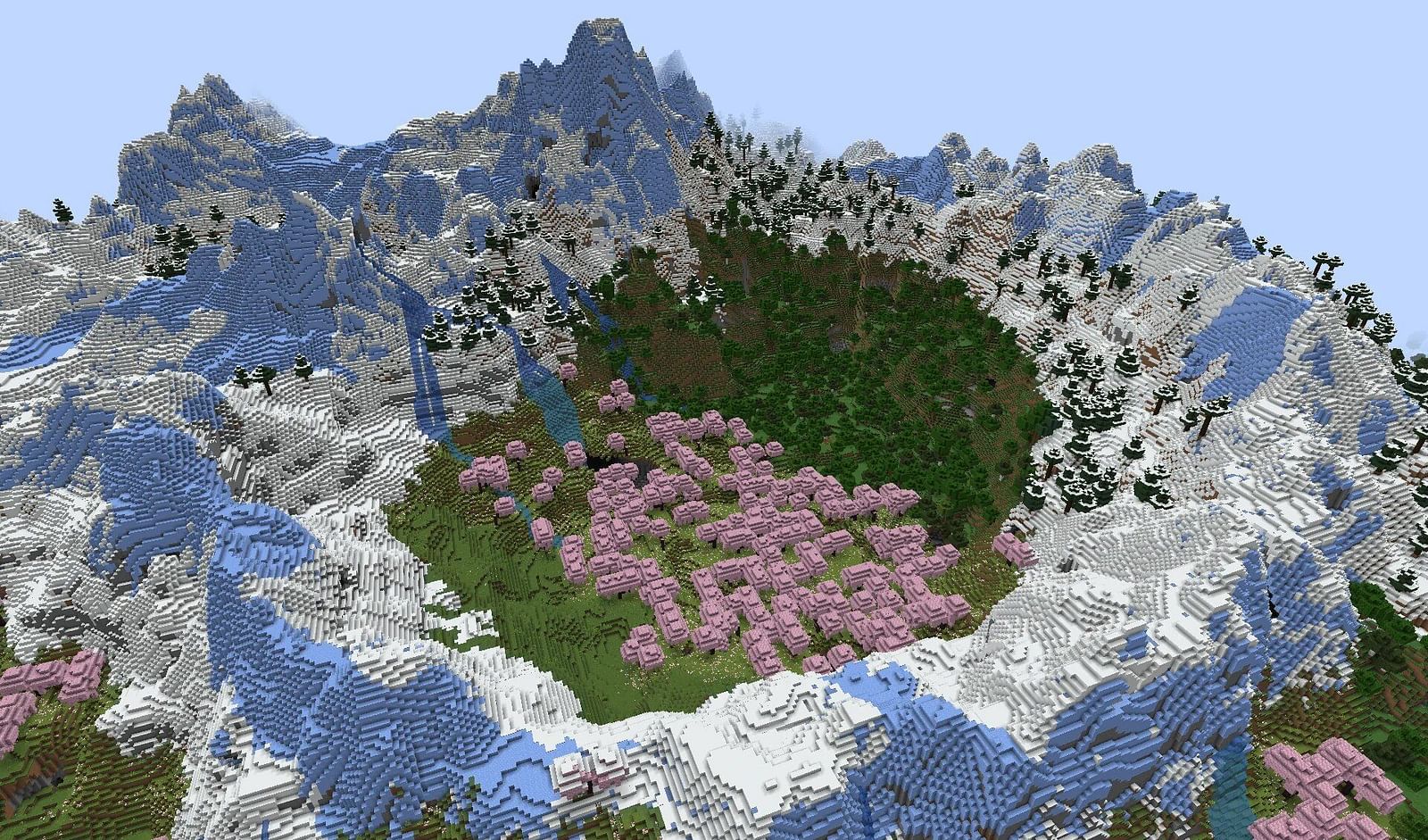 7 Best Seeds For Cherry Biome In Minecraft Snapshot And Beta 7034