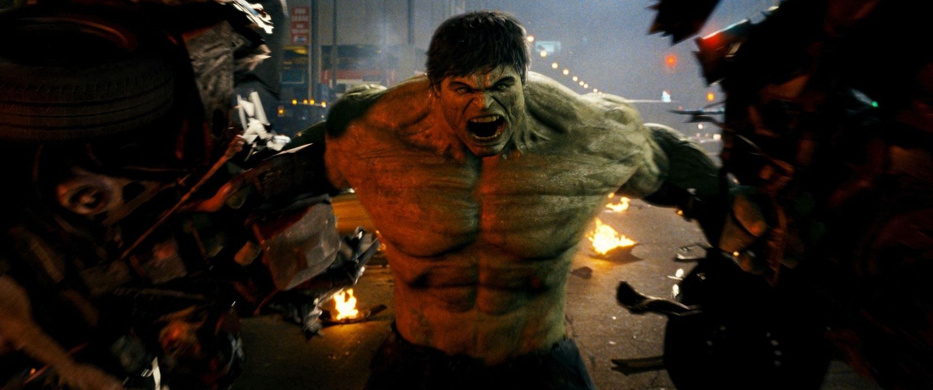Edward Norton stars as the Hulk in this underwhelming Marvel movie that failed to capture audiences (Image via Universal)