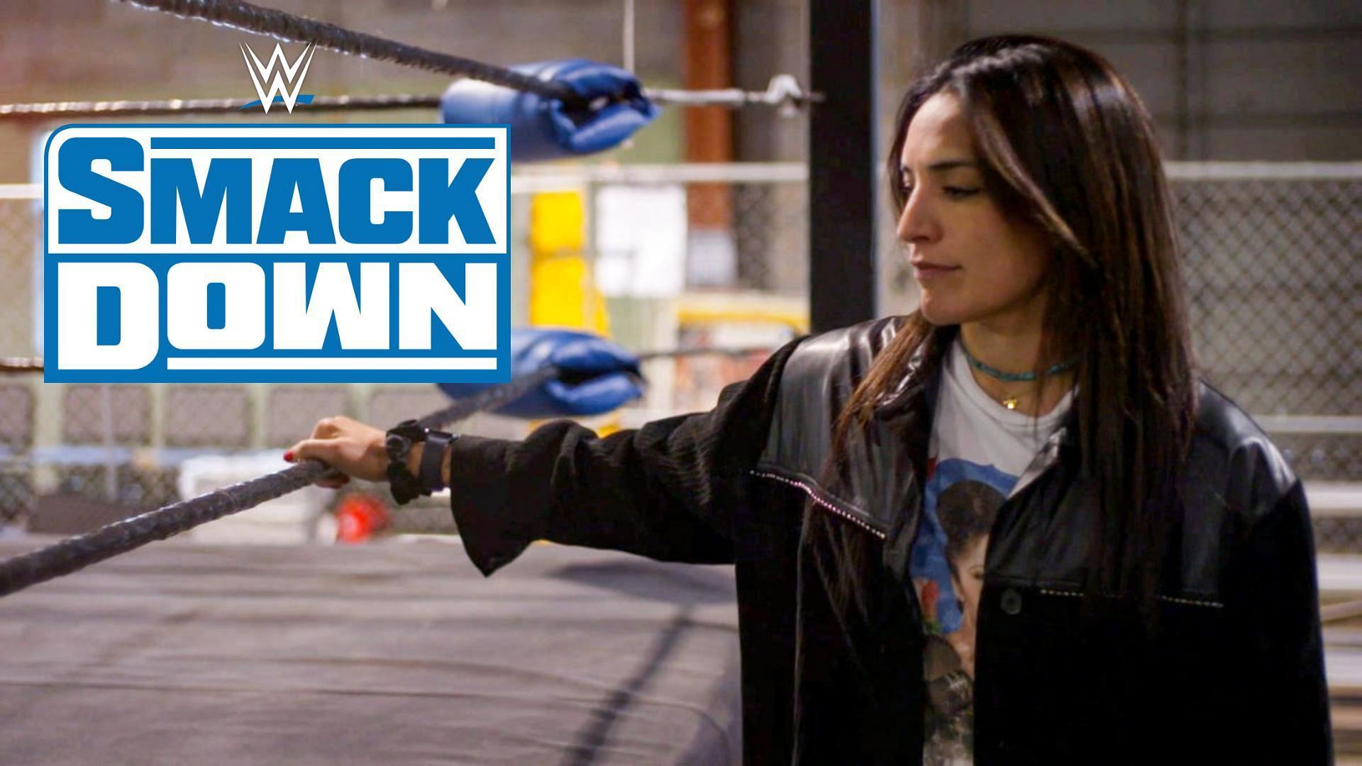 Raquel Rodriguez wrestles on the SmackDown brand