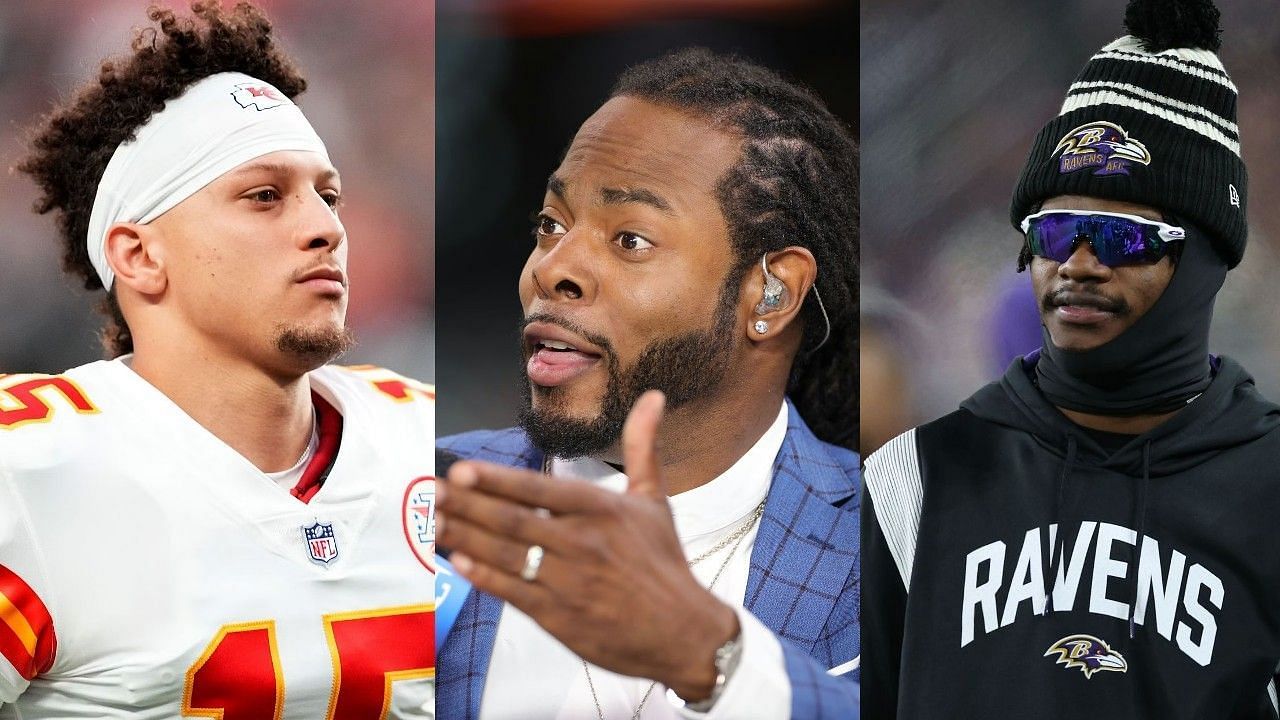 Patrick Mahomes, Richard Sherman, Lamar Jackson