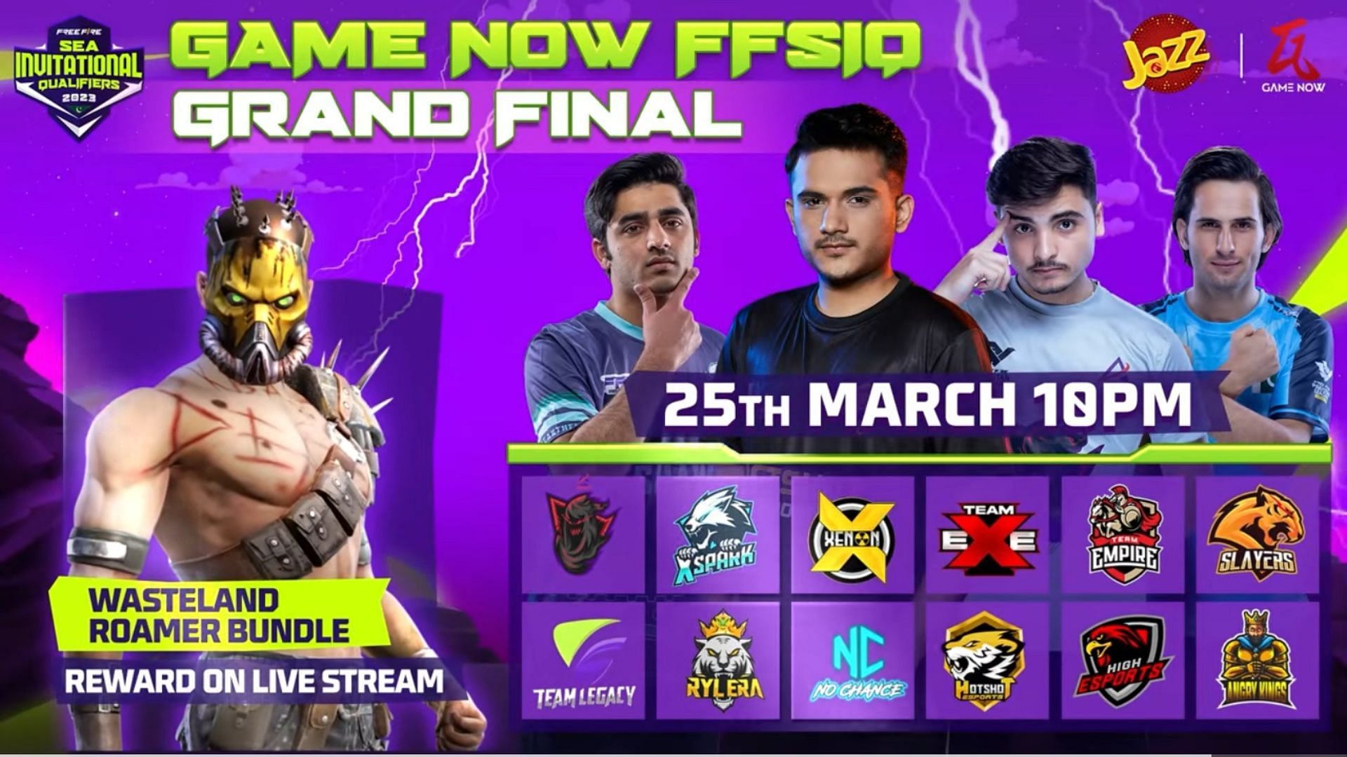 FFSI Pakistan Qualifiers Finals will be held on March 25 (Image via Free Fire)