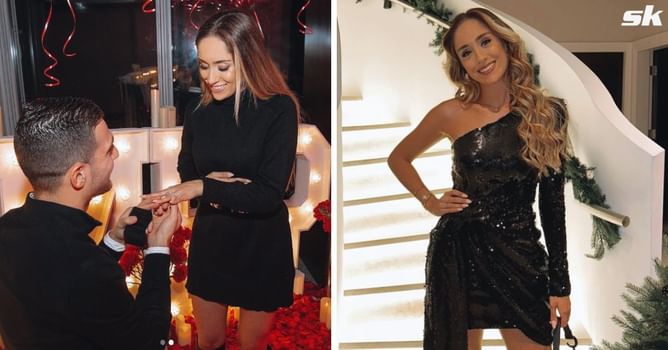 Who is Diogo Dalot's fiancee? Meet Claudia Lopes who agreed to marry Manchester United defender after attending Chris Brown gig