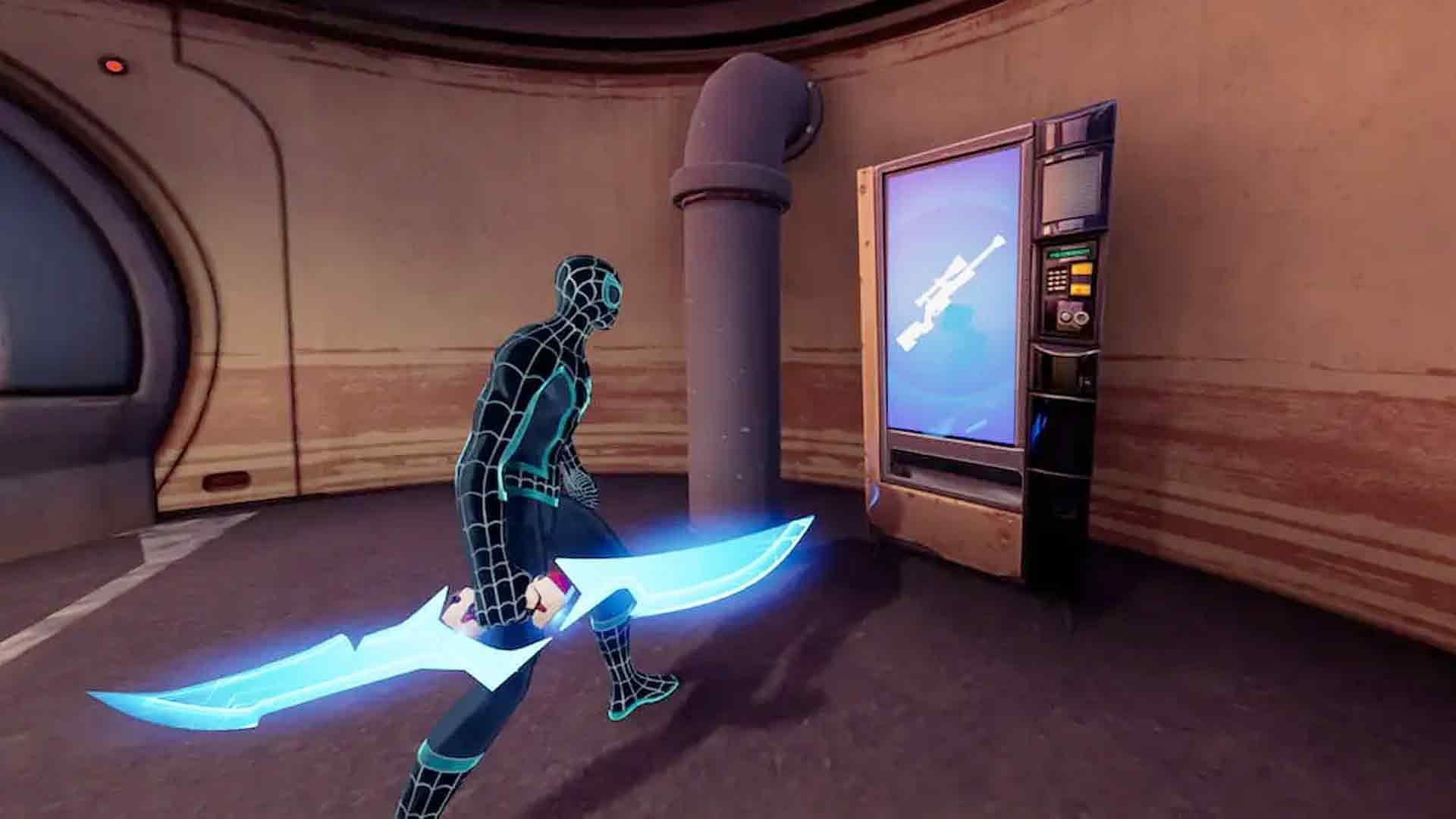 Vending Machines are scattered all over the Fortnite Chapter 4 Season 2 island (Image via Epic Games)