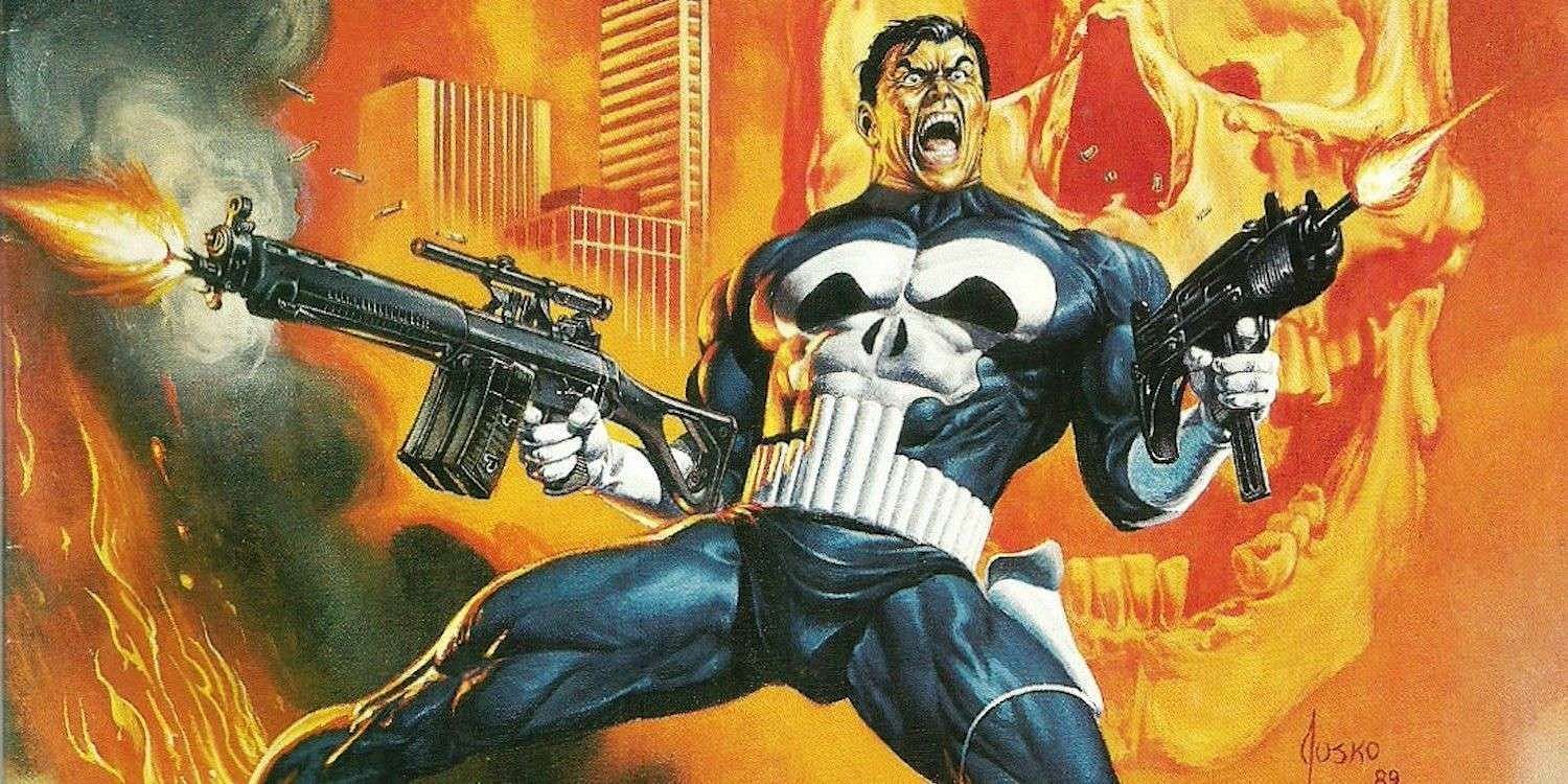 A one-man army: The Punisher&#039;s lethal approach would make him a natural fit for DC&#039;s gritty world (Image via Marvel Comics)