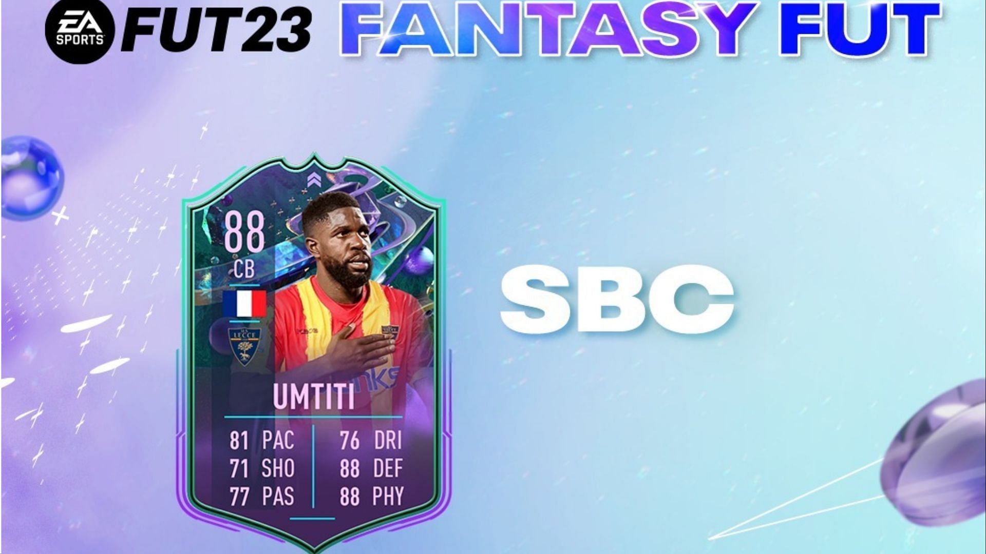 The Samuel Umtiti Fantasy FUT SBC could be a effective defensive recruitment for certain FIFA 23 players (Image via EA Sports)