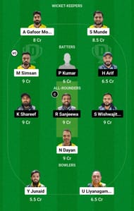 YSS vs DR Dream11 Prediction Team Today, Match 14, Grand League