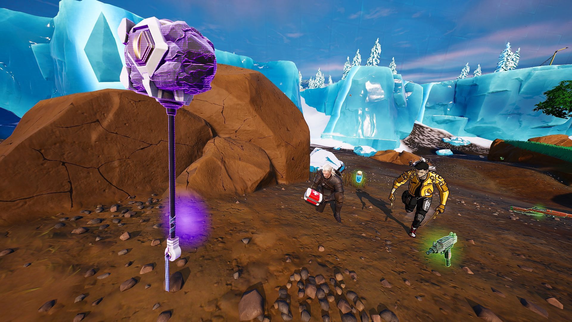 It&#039;s easy to find a Shockwave Hammer this late in the season (Image via Epic Games/Fortnite)