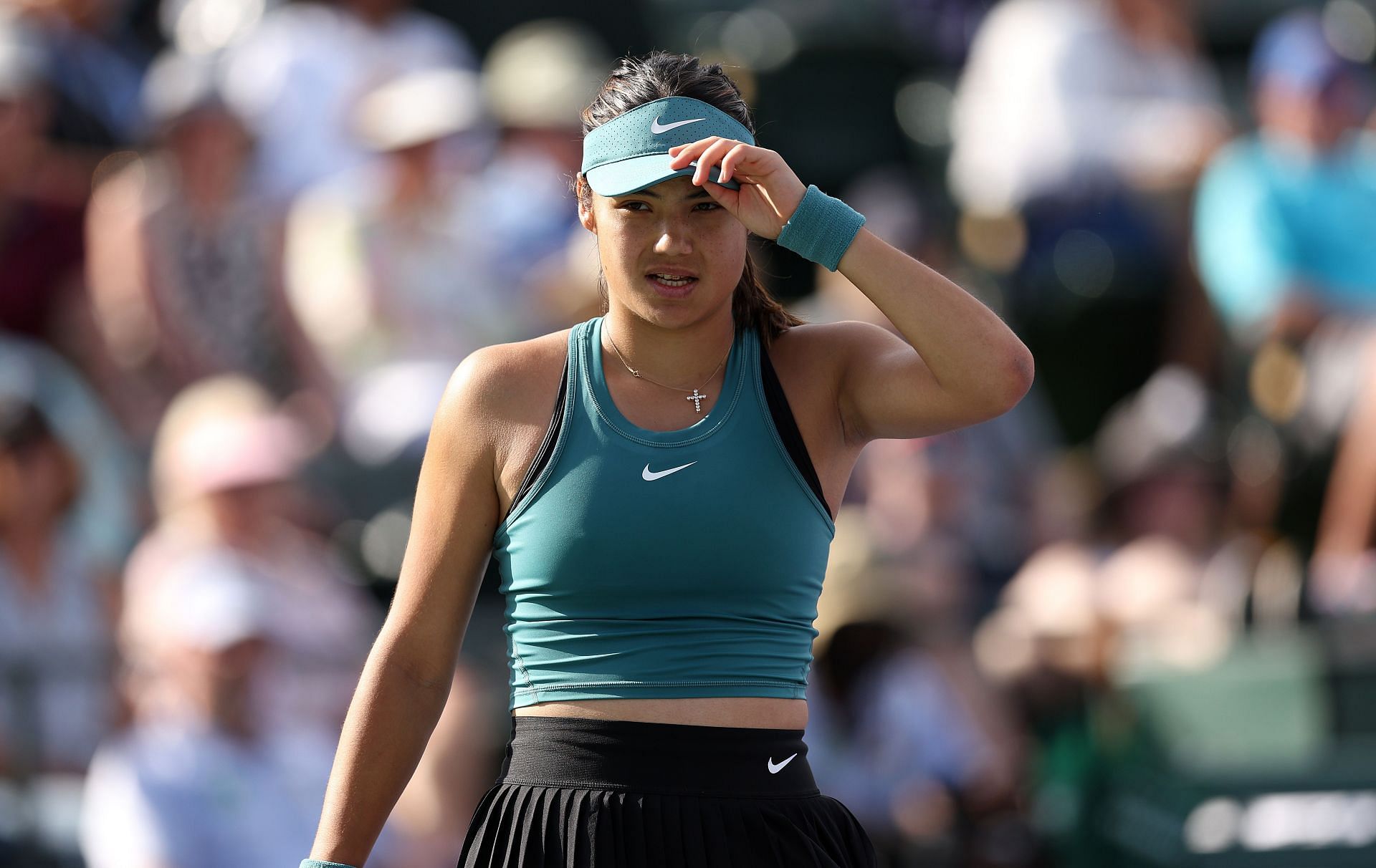 Emma Raducanu at the 2023 BNP Paribas Open