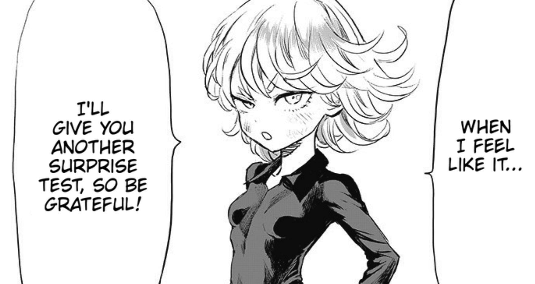 Tatsumaki as seen in One Punch Man chapter 182 (Image via Shueisha)