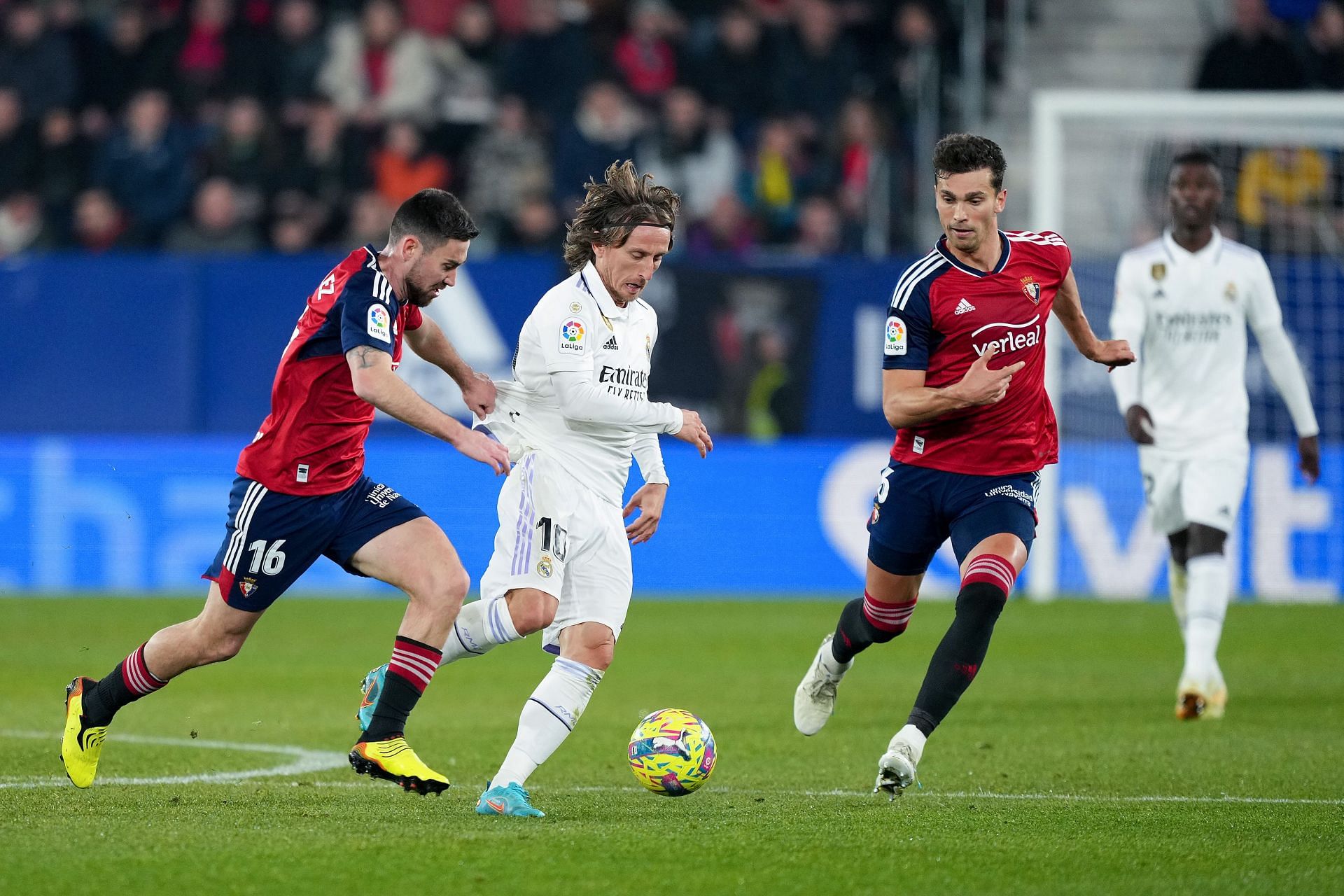 Luka Modric (centre) has maintained his standards through the years.