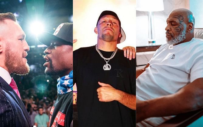 Nate Diaz takes aim at Mike Tyson extolling Conor McGregor’s losing effort against Floyd Mayweather