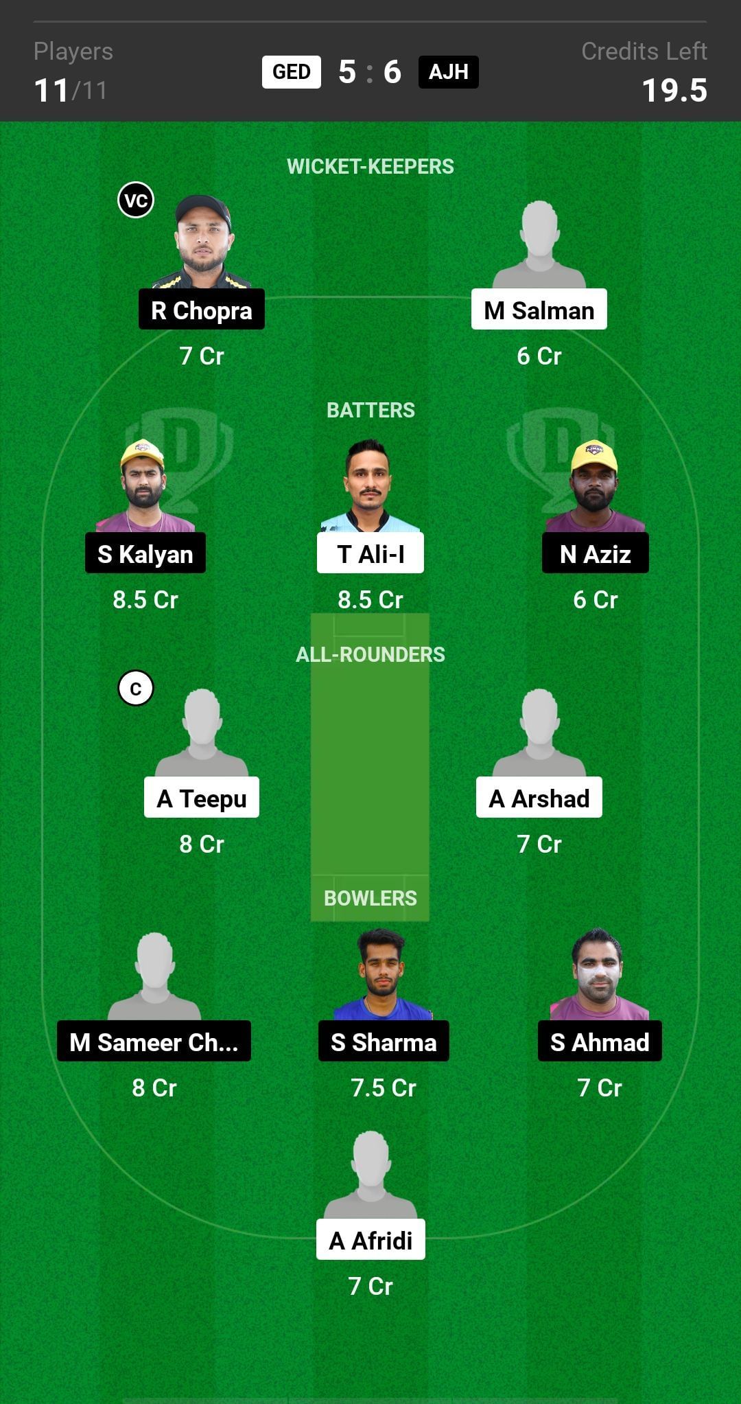 COL vs FM Dream11 Prediction - Sharjah Hundred League