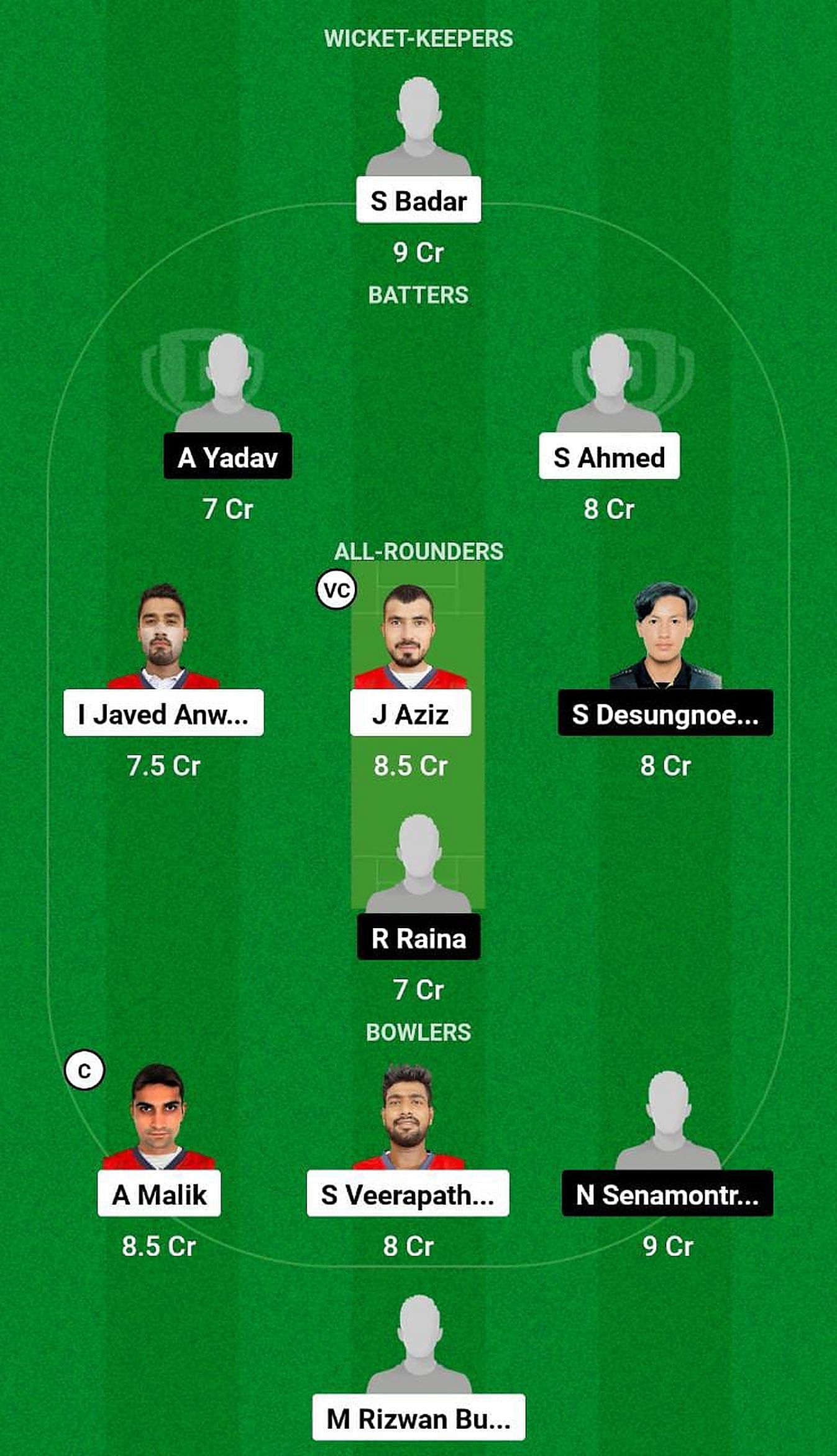 BAH vs TL Fantasy Suggestion Team 2