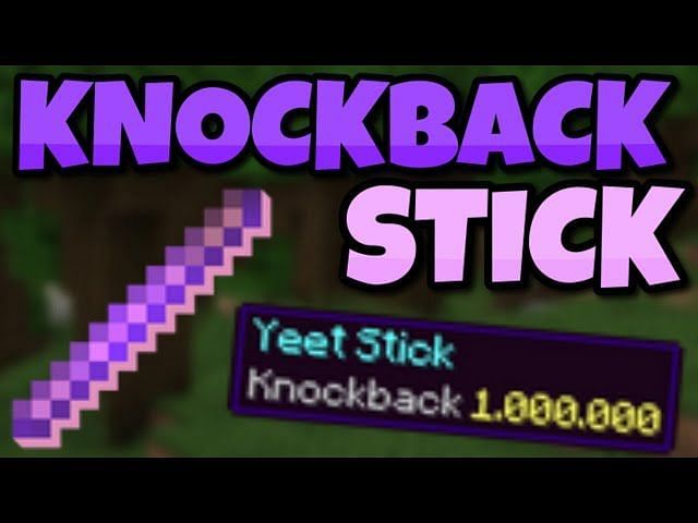 How to get a knockback 255 stick in Minecraft Java Edition