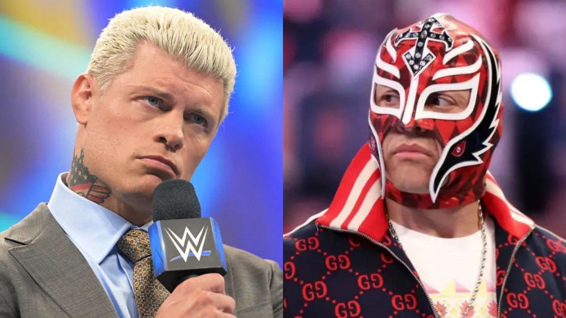 Cody Rhodes and Rey Mysterio faced each other at WrestleMania 12 years ago
