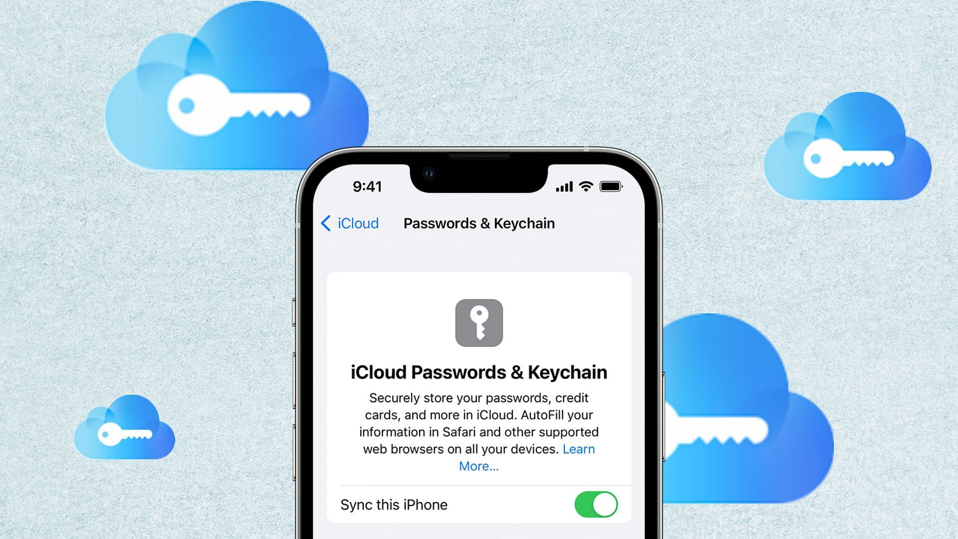 Apple users can easily store passwords in iCloud Keychain (Image via Sportskeeda)