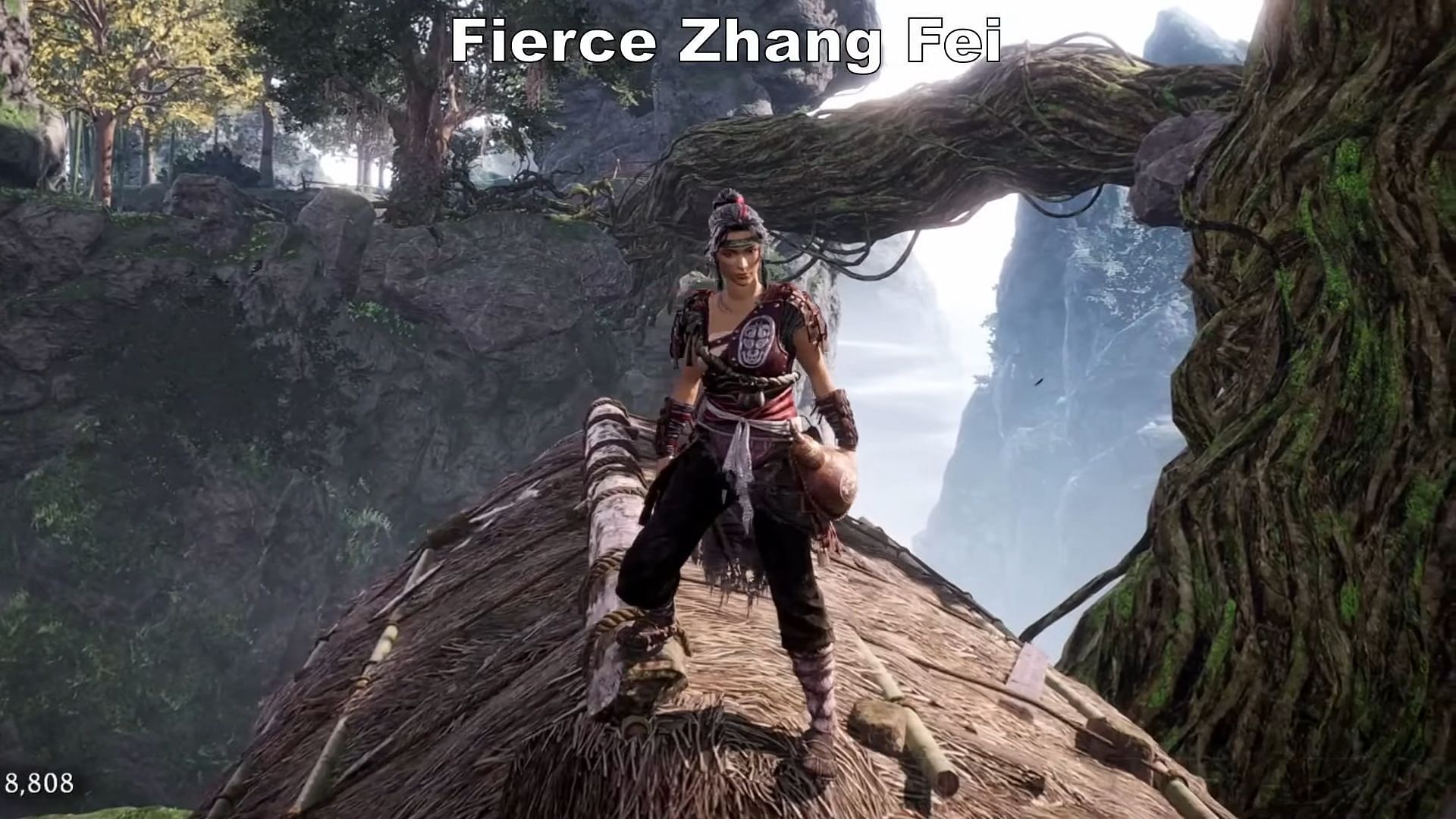 The Fierce Zhang Fei set (Image via YouTube Channel Gaming with Abyss)