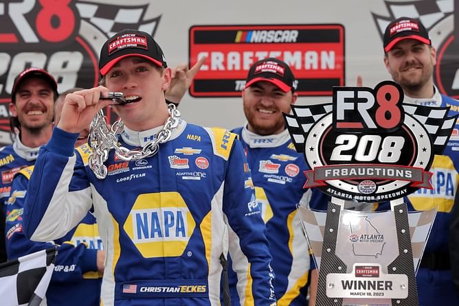 “This is just the beginning”: Christian Eckes reflects on his Atlanta Truck Series victory