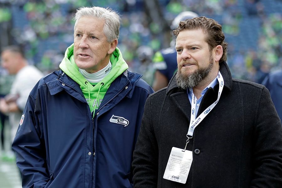 Seattle Seahawks coach Pete Carroll and GM John Schneider