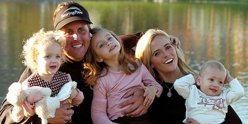 Phil Mickelson's family