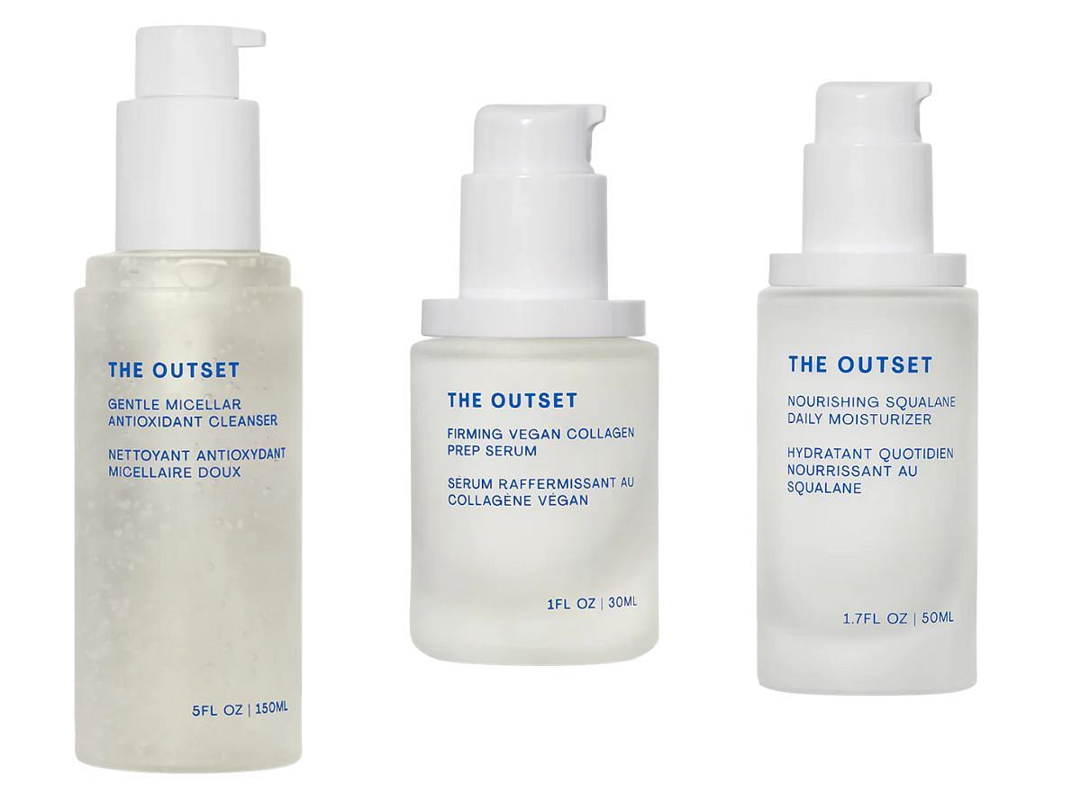 Three products Scarlett Johansson uses in her skincare (Image via The Outset)