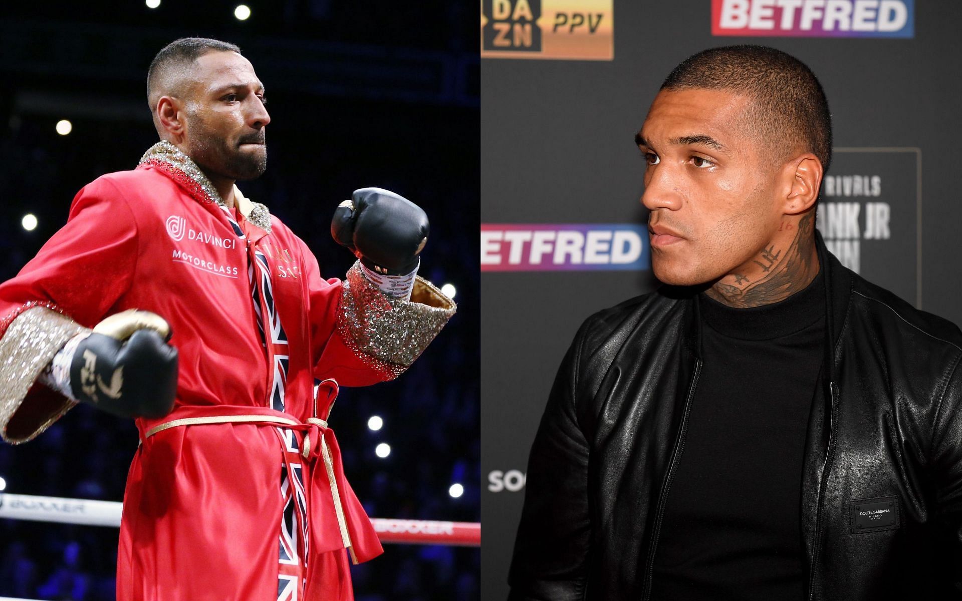 Kell Brook (L), and Conor Benn (R).