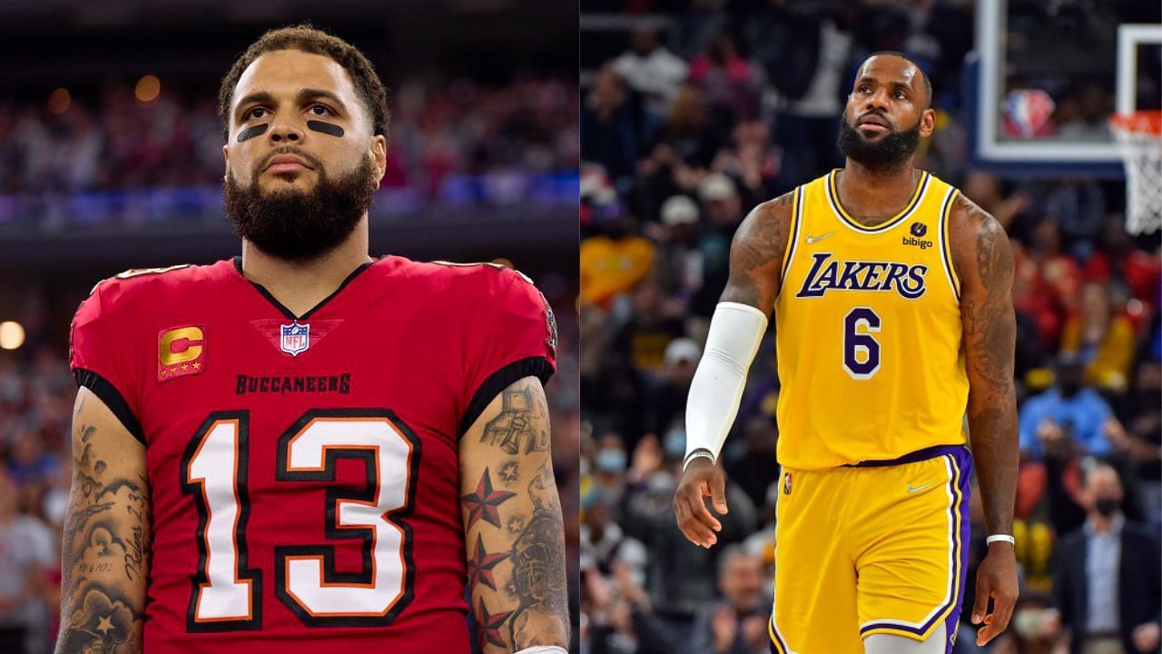 mike evans pulled up to monday night football in lebron's high