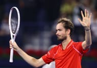 Daniil Medvedev at the Dubai Duty Free Tennis Championship
