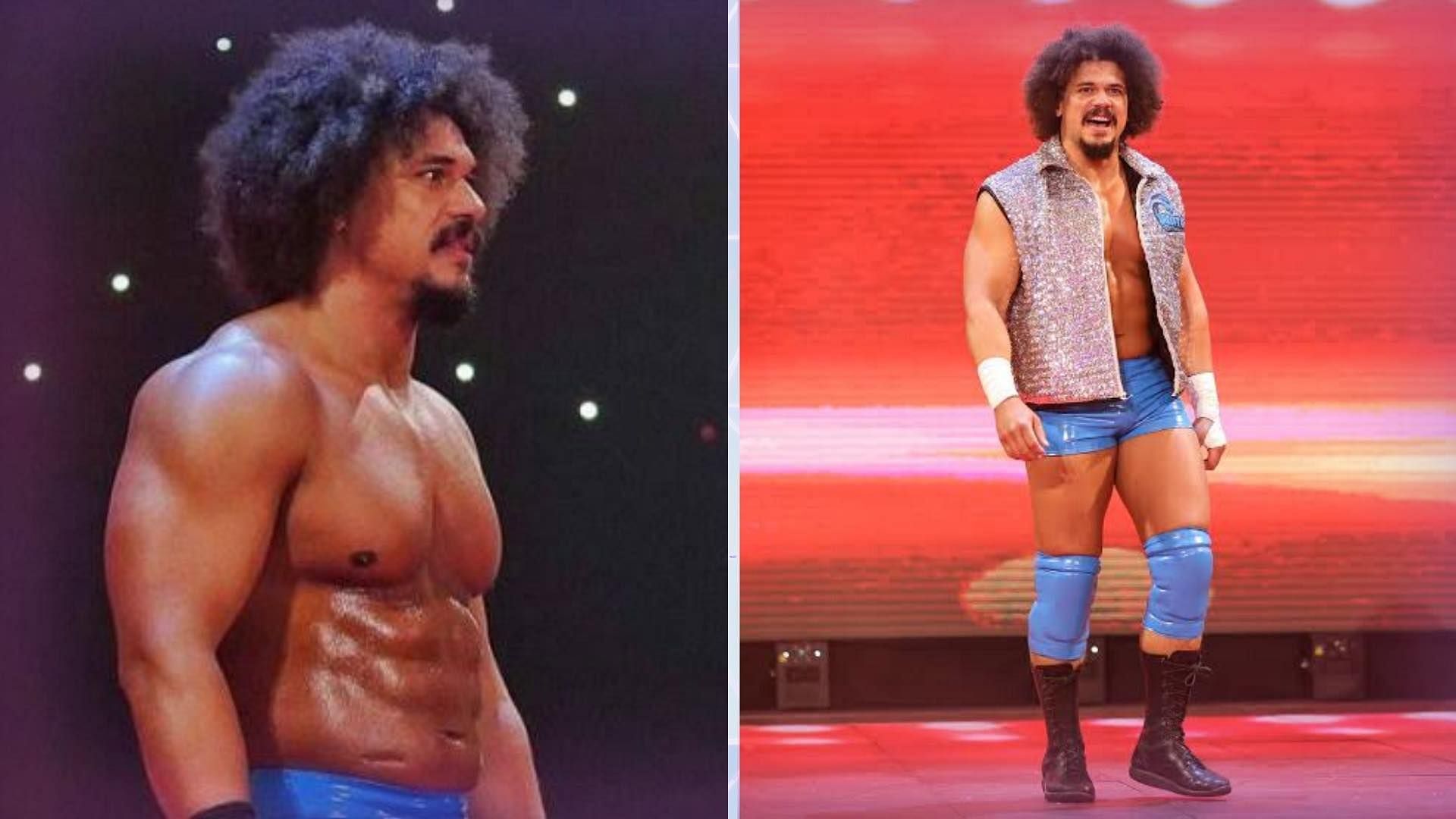Former WWE Superstar Carlito during his brief return to WWE in 2021.