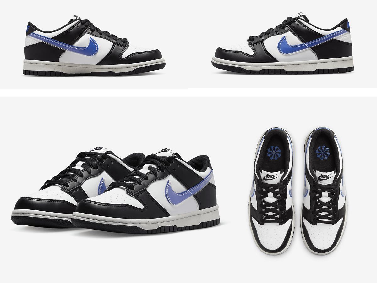 Nike Dunk Low &quot;Panda&quot; different profiles (Image via Sportskeeda)