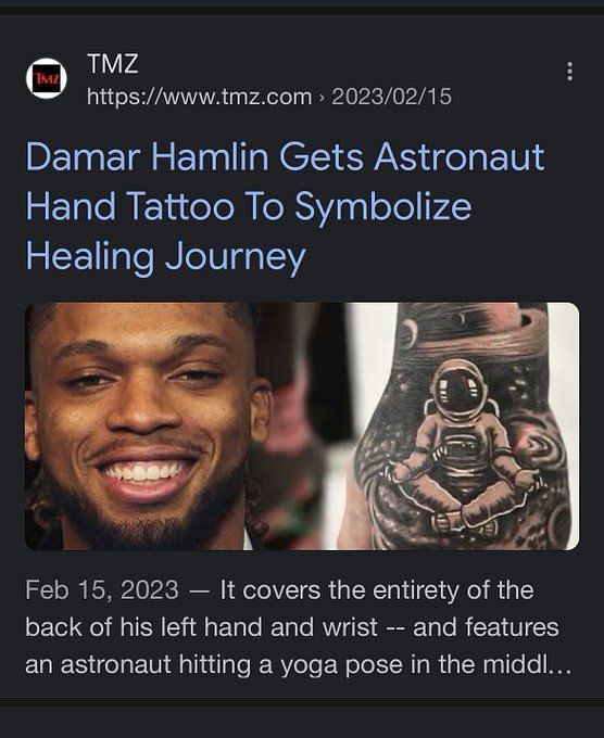 Discover more than 74 damar hamlin tattoo left hand latest  ineteachers