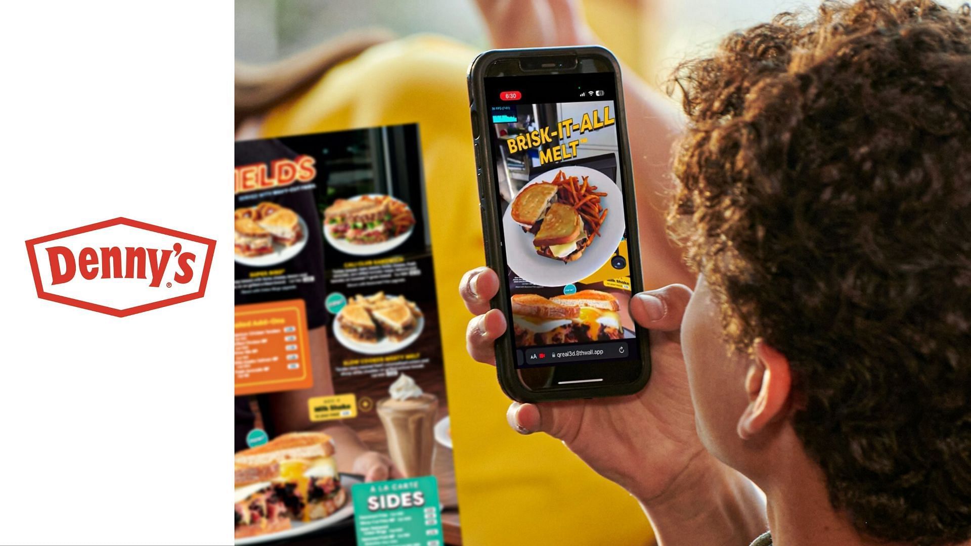 Denny&rsquo;s introduces a new Augmented Reality menu for an interactive dining experience (Image via Denny&rsquo;s)