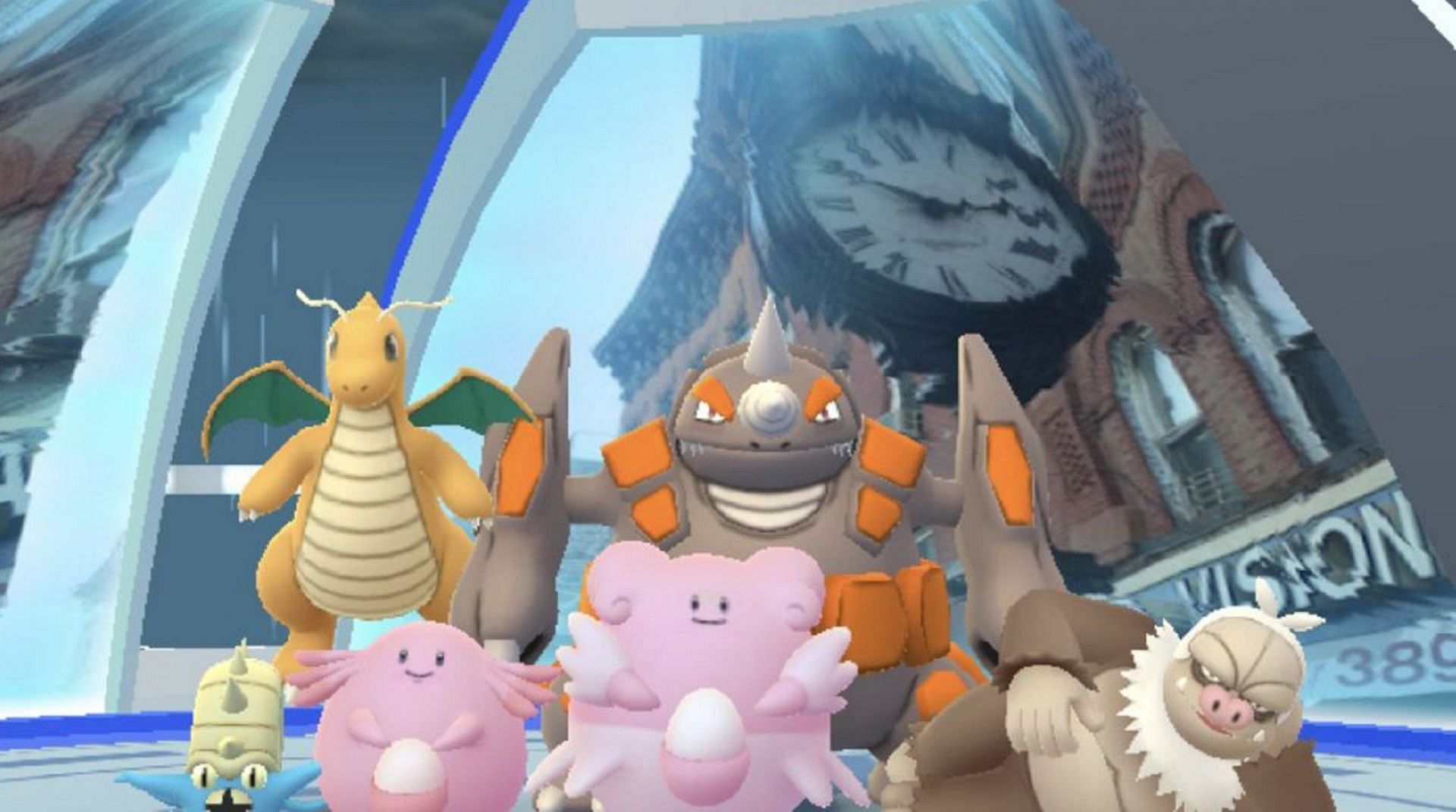 Rhyperior&#039;s size discrepancy was eventually addressed by a Pokemon GO patch (Image via Niantic)