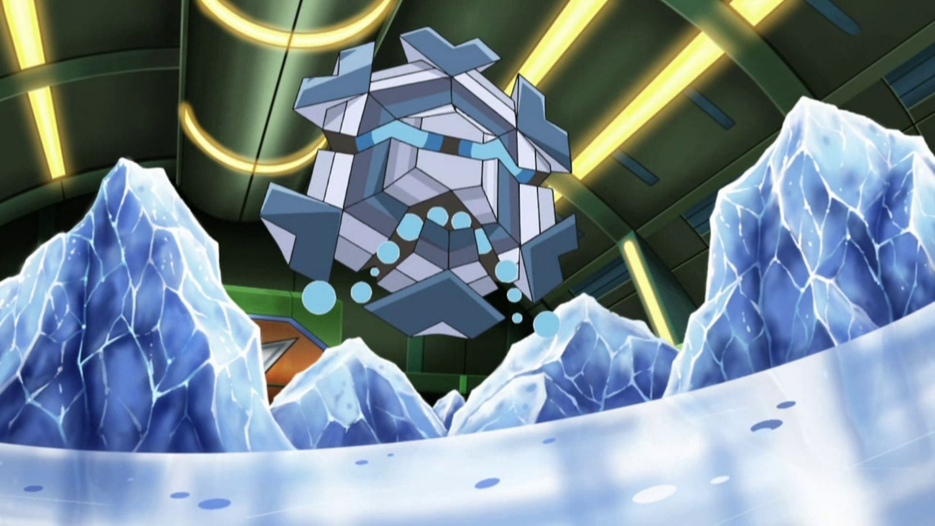 Cryogonal as it appears in the anime (Image via The Pokemon Company)