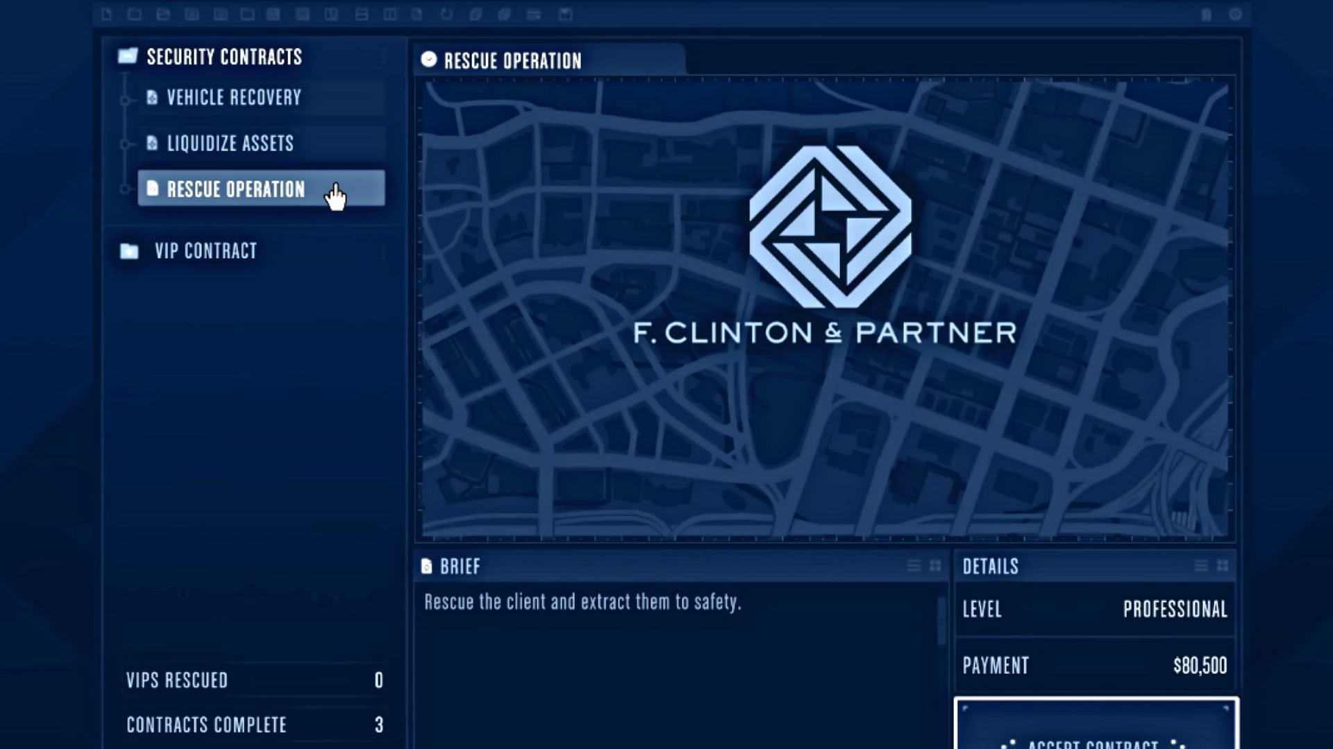 Contract selection interface (Image via YouTube @LKG)