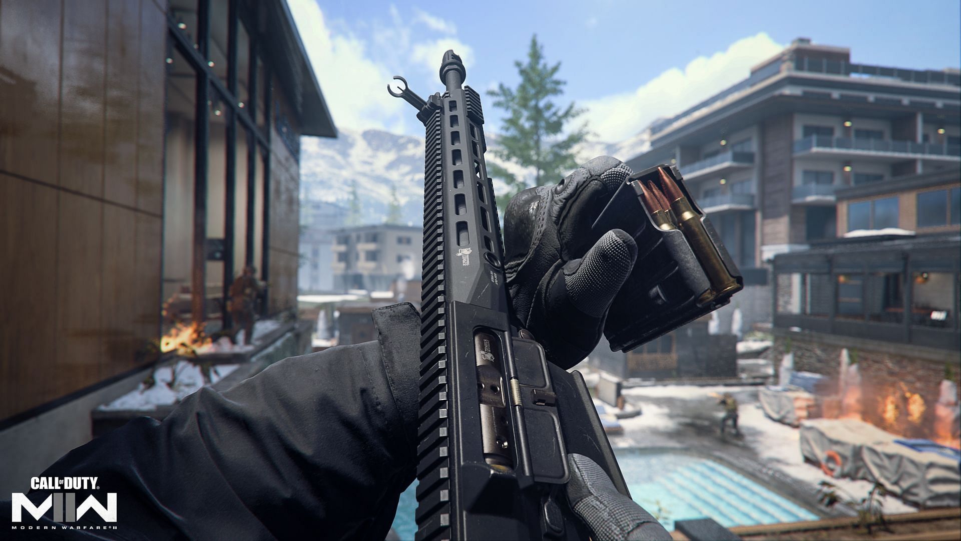 The new Tempus Torrent Marksman Rifle of Modern Warfare 2 (Image via Activision)