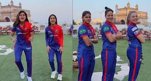 दिल्ली कैपिटल्स ने WPL 2023 के प्लेऑफ में जगह बनाने के बाद खास अंदाज़ में किया सेलिब्रेट, शाहरुख़ खान के अंदाज में नजर आईं मेग लैनिंग