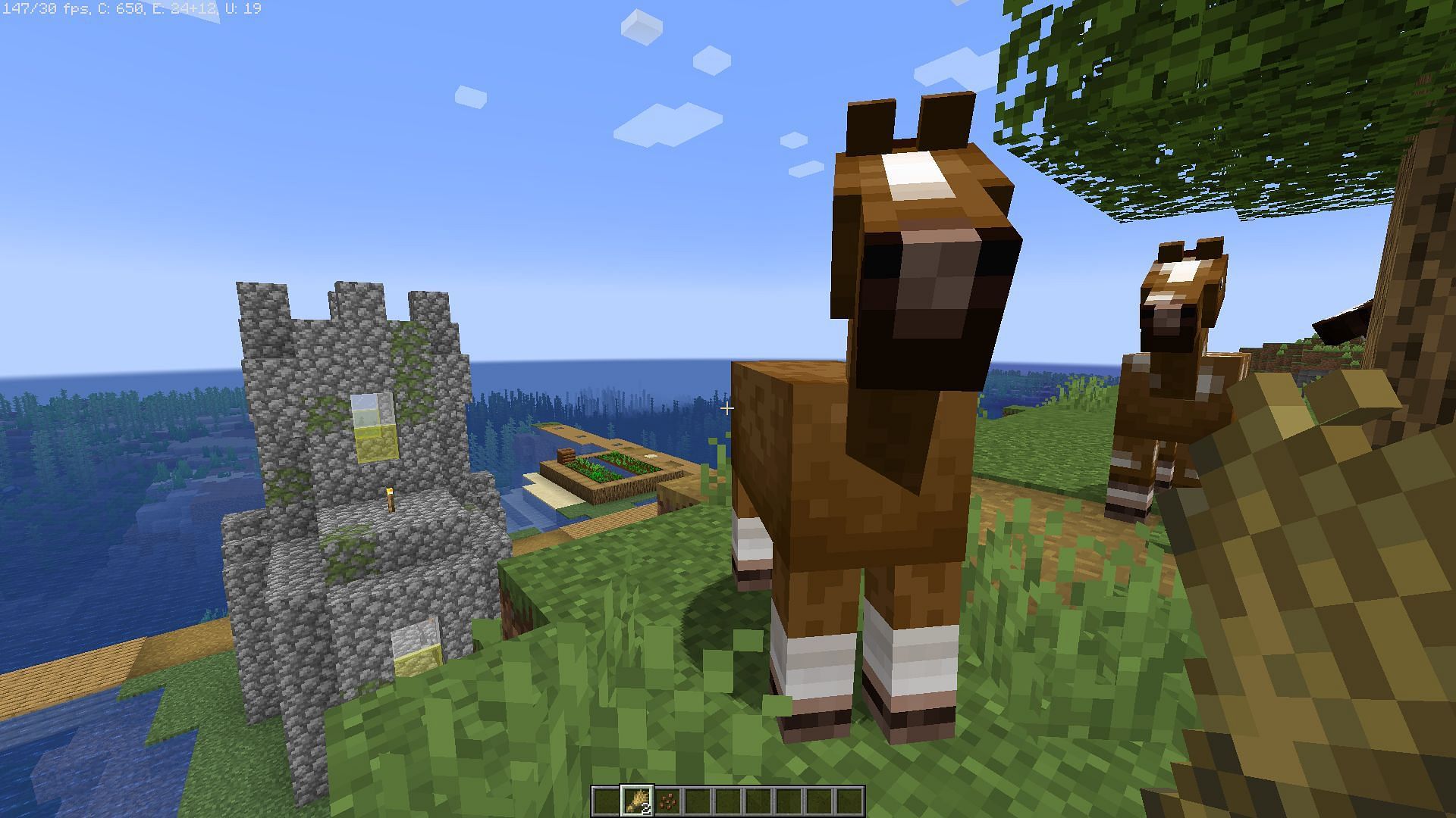 Players can get a swift and healthy horse through breeding in Minecraft 1.19 (Image via Mojang)