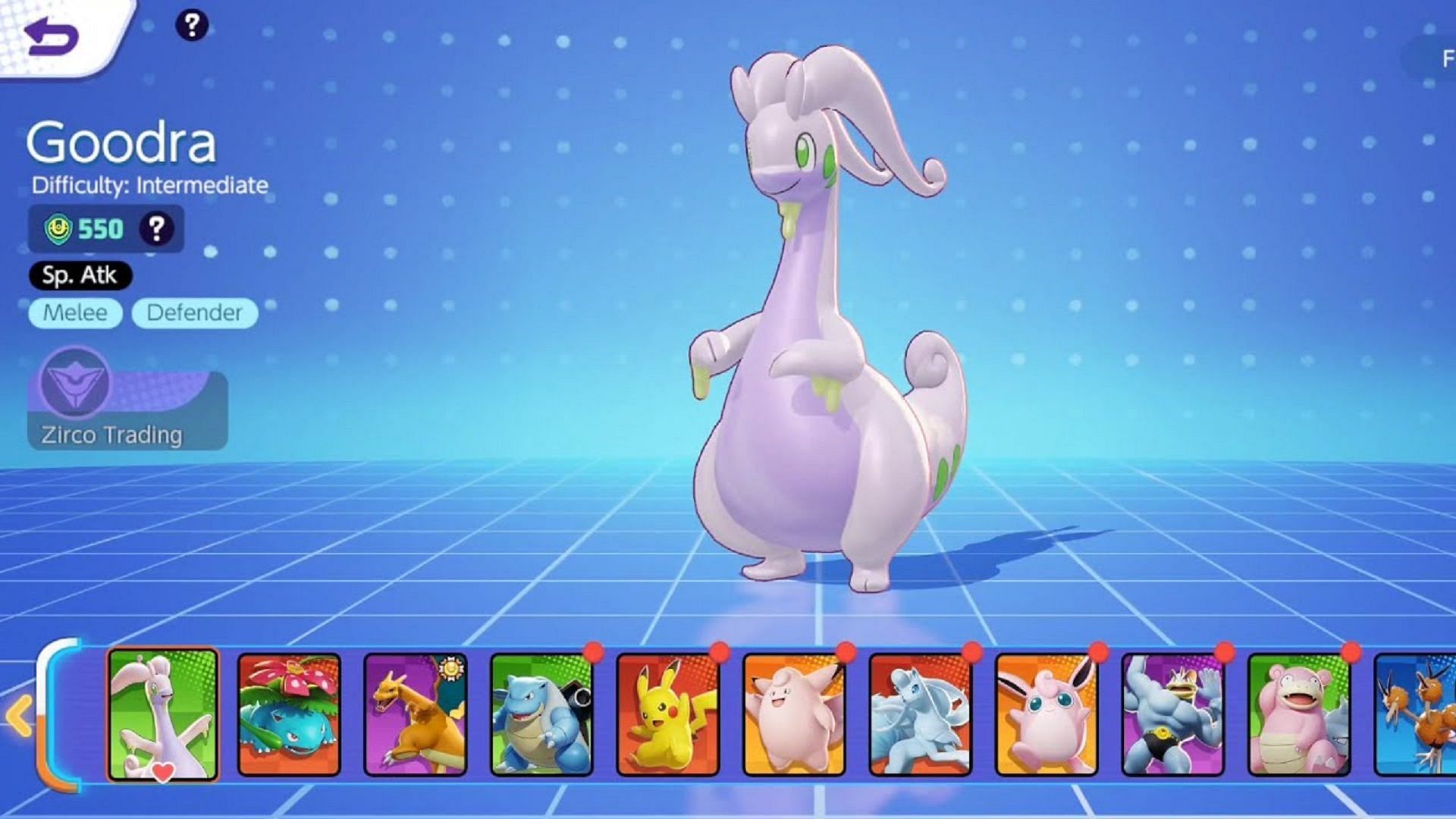 As one might expect, Goodra excels as a tank in Pokemon Unite (Image via Wada Games/YouTube)