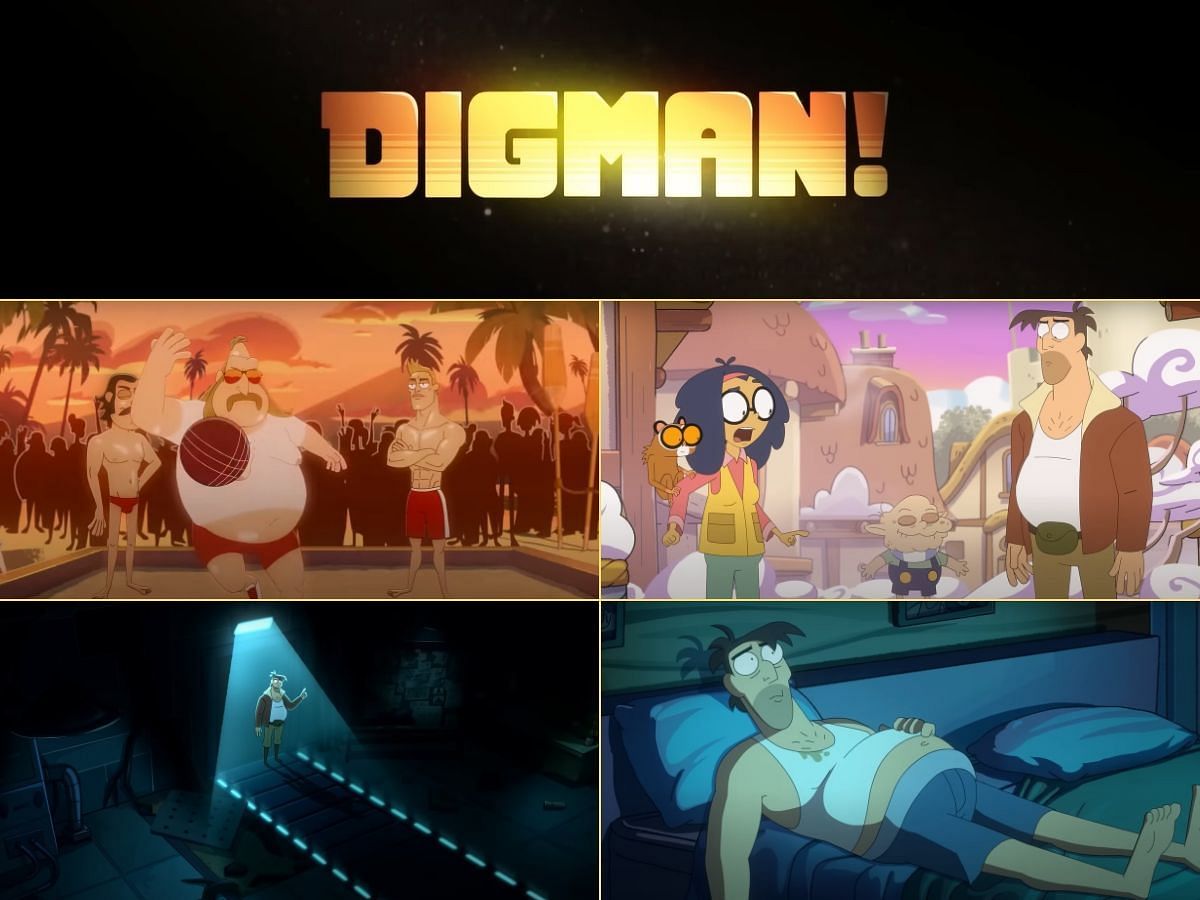 Digman! has been created by Neil Campbell and Andy Samberg. (Photo via YouTube/Sportskeeda)