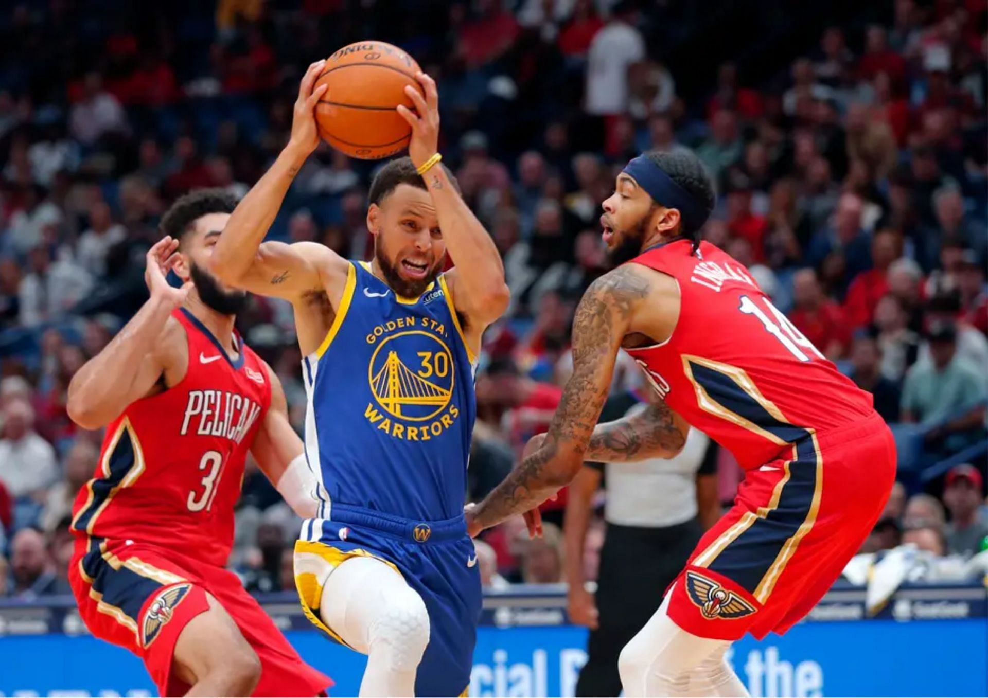 An all-out war is expected tonight between the New Orleans Pelicans and Golden State Warriors.